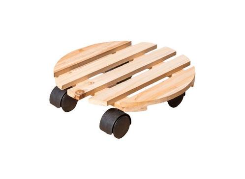 HI Plantentrolley - Plantenroller - Hout - 30 x 8,5 cm, Huis en Inrichting, Kamerplanten, Verzenden