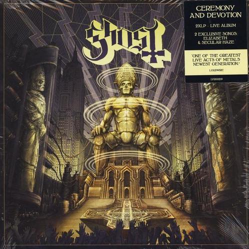 lp nieuw - Ghost - Ceremony And Devotion, Cd's en Dvd's, Vinyl | Hardrock en Metal, Zo goed als nieuw, Verzenden