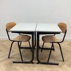 Tweedehands complete school set Galvanitas, 10 stoelen + 10, Huis en Inrichting, Stoelen, Ophalen of Verzenden, Gebruikt, Hout