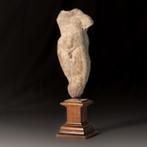 Oud-Romeins Kalksteen acephalus torso van Eros, 26 cm hoog /, Verzamelen