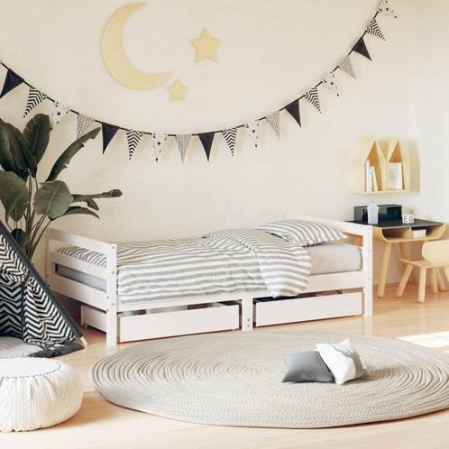 Kinderbedframe 80x160 Wit - Retourdeal. Goedkoop!, Kinderen en Baby's, Kinderkamer | Bedden, 85 tot 100 cm, 160 tot 180 cm, Lattenbodem