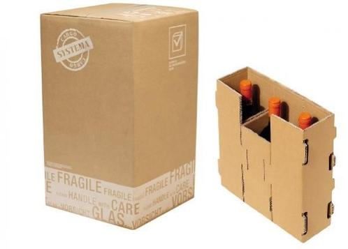 wijn verzenddoos 4/6 fles tot 0,75 liter | GEEN VRACHTKOSTEN, Zakelijke goederen, Partijgoederen en Retail | Verpakking en Verzending