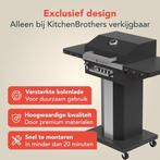 2dekans | KitchenBrothers Houtskool Barbecue Grill – Met, Tuin en Terras, Houtskoolbarbecues, Ophalen of Verzenden, Zo goed als nieuw
