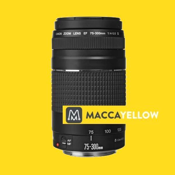 Canon EF 75-300mm f/4-5.6 III met garantie, Audio, Tv en Foto, Fotografie | Lenzen en Objectieven, Telelens, Zo goed als nieuw