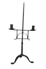 Kandelaar - IJzer - Pennyfoot kaarsenhouder, Antiek en Kunst, Antiek | Overige Antiek