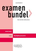Examenbundel vwo Bedrijfseconomie 20202021 9789006781304, Boeken, Zo goed als nieuw, Verzenden