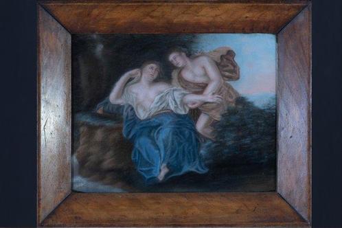 Franse school (XVIII) - Venus en Adonis - NO RESERVE, Antiek en Kunst, Kunst | Schilderijen | Klassiek
