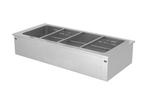 GGM Gastro | Bain marie inbouw - 1,5m - 4x GN 1/1 | BA156A |, Verzenden, Nieuw in verpakking