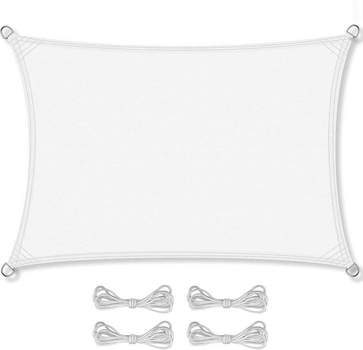 Rechthoekig Schaduwdoek 3x4m | Gebruikt | OP = OP, Tuin en Terras, Schaduwdoeken, Nieuw, Ophalen of Verzenden