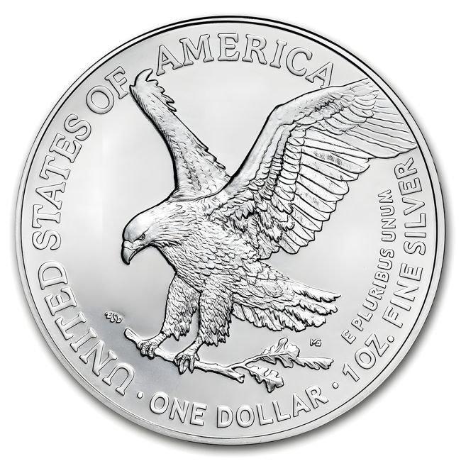 Verenigde Staten. 1 Dollar 2024 1 oz American Silver Eagle, Postzegels en Munten, Edelmetalen en Baren
