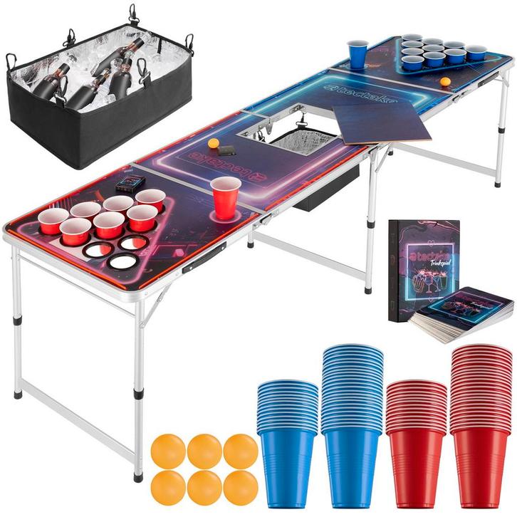 Bierpongtafel BeerWars II, met koelvak en LED-verlichting -, Hobby en Vrije tijd, Feestartikelen, Verzenden