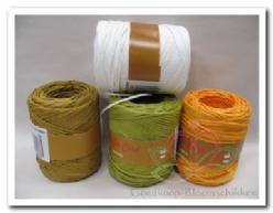 Twisted raffia koord 150 m rol - 307 maisgeel, Huis en Inrichting, Woonaccessoires | Kunstplanten en Kunstbloemen, Nieuw, Ophalen of Verzenden