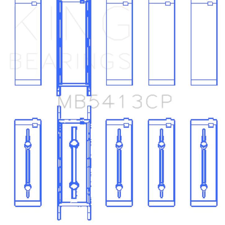 King Engine Bearings Opel LNF/LSJ/L42/61/Z22SE Crankshaft, Auto-onderdelen, Motor en Toebehoren, Ophalen of Verzenden