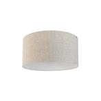 Stoffen lampenkap lichtgrijs rond 50/50/25, Verzenden, Rond, Nieuw, Modern