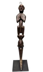 Ritueel met Phurba en voorouder - IJzer (gegoten), Hout -, Antiek en Kunst