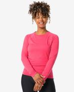 HEMA Dames sportshirt naadloos felroze, Kleding | Dames, Verzenden, Nieuw