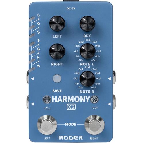 (B-Stock) Mooer Harmony X2 dual channel harmony effectpedaal, Muziek en Instrumenten, Effecten, Verzenden