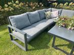 Prachtige aluminium hoekloungeset, Tuin en Terras, Tuinsets en Loungesets, Aluminium, Loungeset, Bank, 8 zitplaatsen
