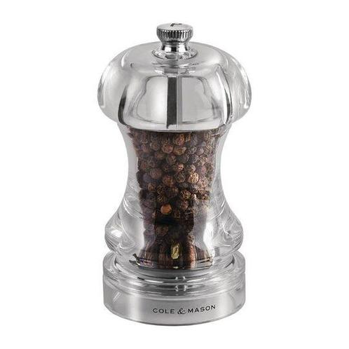 Cole &amp;amp; Mason acryl pepermolen Capstan 11,5cm, Zakelijke goederen, Horeca | Keukenapparatuur, Nieuw in verpakking, Verzenden