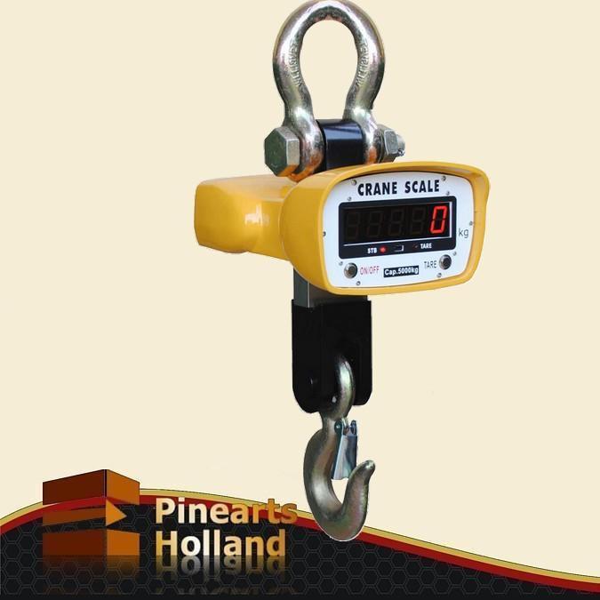 LED Kraanweegschaal met afstandsbediening 5000kg x 2kg, Witgoed en Apparatuur, Weegschalen, 1 tot 500 gram, 100 kg of meer, Overige typen