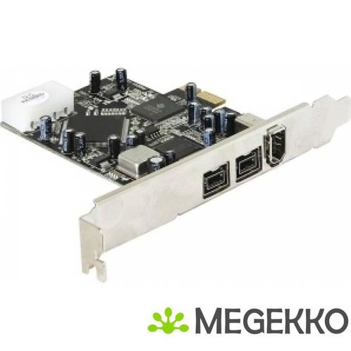 Delock 89153 PCI Express x1-kaart > 2 x externe FireWire B +, Computers en Software, Netwerkkaarten, Nieuw, Verzenden