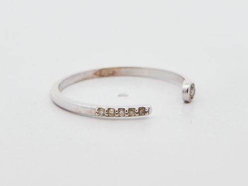 Zonder Minimumprijs - Ring 14 kt. - 0.08ct. tw. Diamant, Sieraden, Tassen en Uiterlijk, Ringen