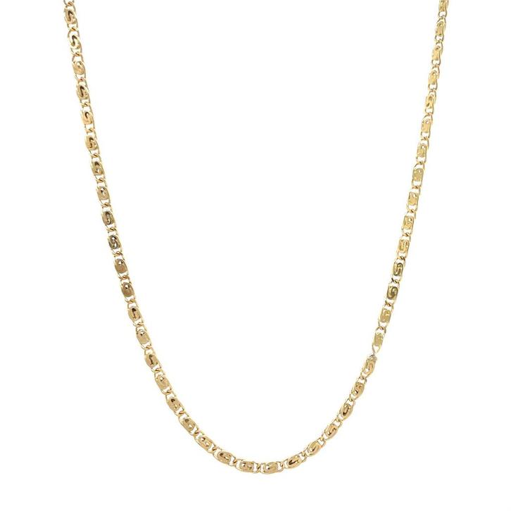 Gouden vintage scroll collier 14 kt, Sieraden, Tassen en Uiterlijk, Kettingen, Nieuw, Ophalen of Verzenden