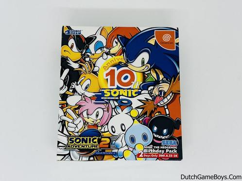 Sega Dreamcast - Sonic 10th Anniversary - Birthday Pack - Ne, Spelcomputers en Games, Games | Sega, Gebruikt, Verzenden