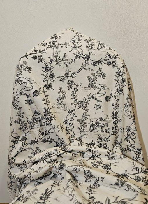 Exclusief origineel Toile de Jouy stof - klassiek ontwerp -, Antiek en Kunst, Antiek | Kleden en Textiel