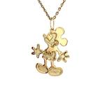 Gouden Mickey Mouse hanger 14 krt, Ophalen of Verzenden, Nieuw