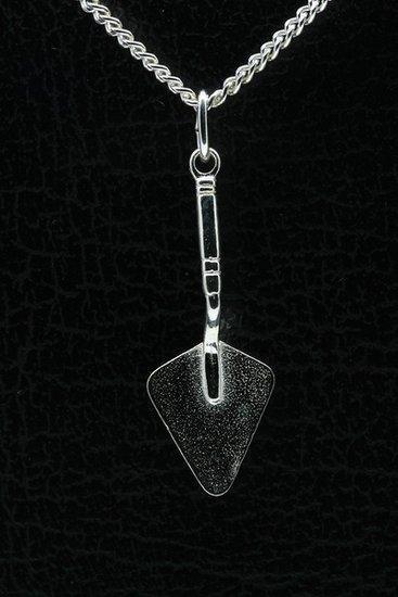 Zilveren Metseltroffel ketting hanger - middel, Sieraden, Tassen en Uiterlijk, Kettinghangers, Verzenden