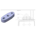 Bieden: Hanse Yachts Dehler 30 OD Hoist Plate - MET1468, Ophalen of Verzenden, Nieuw, Toebehoren