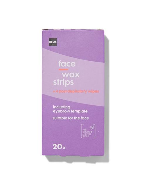 HEMA Ontharingsstrips face wax - 20 stuks, Sieraden, Tassen en Uiterlijk, Uiterlijk | Lichaamsverzorging, Nieuw, Verzenden