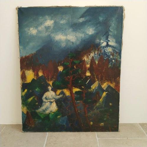 Günther Heinz (1927-1992) - Anachoret, Antiek en Kunst, Kunst | Schilderijen | Modern