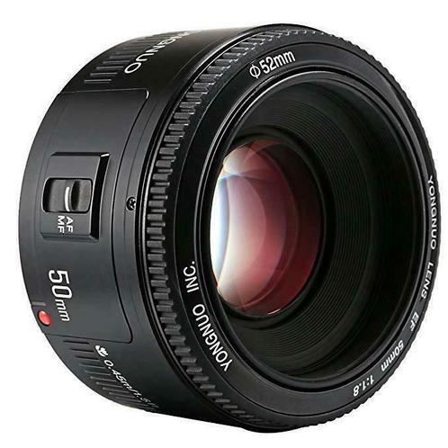 Yongnuo YN 50mm f/1.8 voor Canon, Audio, Tv en Foto, Fotografie | Lenzen en Objectieven, Standaardlens, Zo goed als nieuw, Ophalen of Verzenden
