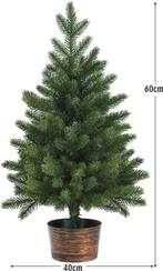 Kerstboom - Kunstkerstboom - 60 cm - Met standaard - COSTWAY, Verzenden, Zo goed als nieuw