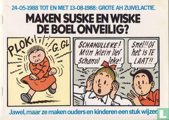 Maken Suske en Wiske de boel onveilig? - 1988, Boeken, Stripboeken, Zo goed als nieuw, Eén stripboek, Verzenden