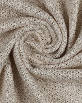 Gebreide Jacquard Lurex Ecru, Hobby en Vrije tijd, Stoffen en Lappen, Overige kleuren, Nieuw