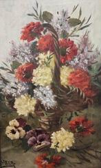 Fernandez Martinez Checa (1858-1933) - Bodegón de flores