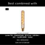 Lucide ROLLO - Hanglamp - 1xE27 - Taupe, Verzenden, Nieuw