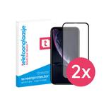 DuoPack: iPhone XR screenprotector gehard glas Edge to Edge, Telecommunicatie, Mobiele telefoons | Toebehoren en Onderdelen, Nieuw