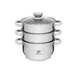 Meyerhoff Stoompan RVS 4-delig – Ø20 cm – 2.5 Liter – Voor, Huis en Inrichting, Ophalen of Verzenden, Nieuw