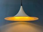 Mid Century Danish White Space Age Witch Hat Pendant Lamp, Ophalen of Verzenden, Nieuw