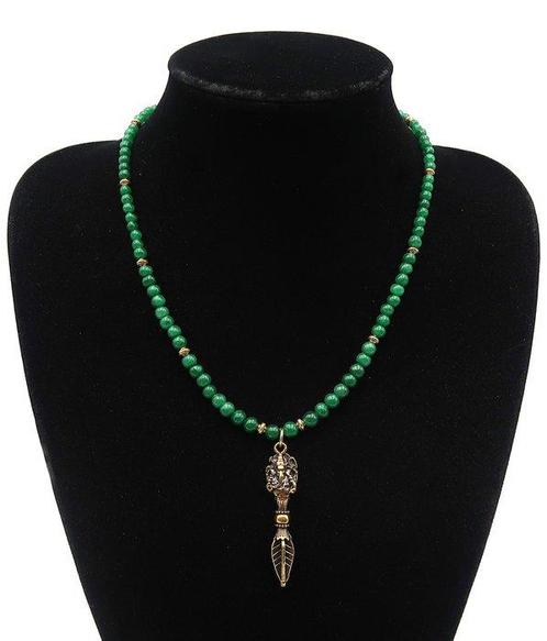 Emerald - Ketting - Phurba Ganesh - Bescherming tegen, Antiek en Kunst, Antiek | Boeken en Bijbels