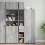 vidaXL Opbergkast smal 30x42,5x225 cm bewerkt hout grijs, Huis en Inrichting, Kasten | Buffetkasten, Minder dan 50 cm, Nieuw, 25 tot 50 cm