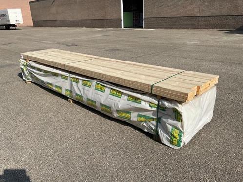 Veiling - 10x vuren balk geschaafd 510x17x3.8 cm, Tuin en Terras, Palen, Balken en Planken