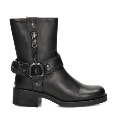 Nelson Maud bikerboots voor dames in het Zwart, Kleding | Dames, Schoenen, Lage of Enkellaarzen, Zwart, Nieuw, Verzenden