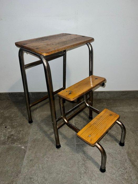 Keukentrapje - Hout, Staal, Antiek en Kunst, Kunst | Designobjecten