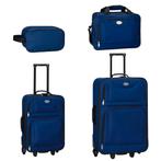 Trolley Reiskofferset / Kofferset Athen - 5-delig - Blauw, Verzenden, Nieuw