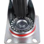 Benson Zwenkwiel - 100 mm - Met rem - Massief rubber - Ma..., Ophalen of Verzenden, Nieuw